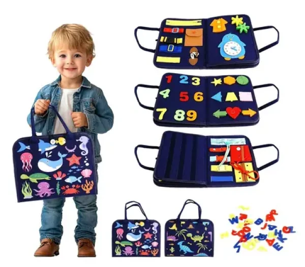 2Kids Toys Senzorická busy kniha Vodní