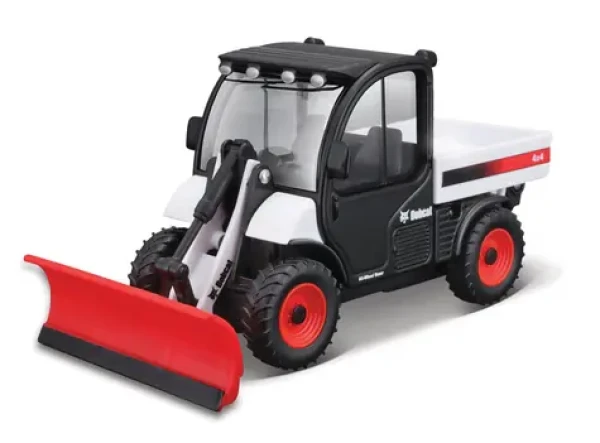 Bburago FARMLAND Bobcat Toolcat se sněhovou radlicí