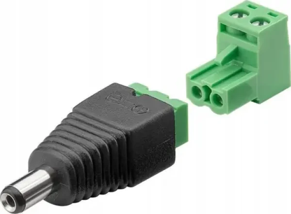 Goobay DC konektor se svorkovnicí / Konektor / Zástrčka DC 5,50 x 2,10 mm / 2pinový (RB76744)