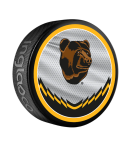 Inglasco / Sherwood Puk Boston Bruins NHL Reverse Retro Jersey Souvenir Collector Hockey Puck