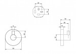 VILLEROY & BOCH - Elements Tender Háček, chrom TVA15101100061