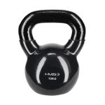 HMS KNV10 Kettlebell pokrytý vinylem 10 kg černý (5907695537550)