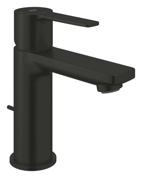 GROHE - Lineare New Umyvadlová baterie s výpustí, studený start, matná černá 237902431