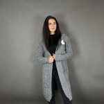 HOSH Jednobarevný kardigan BELLA Barva: Hořčicová