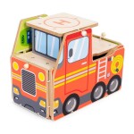 Dřevěná hasičská stanice 2 v 1