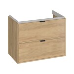 CERSANIT - Skříňka pod umyvadlo ATRATO 80, DUB, DSM S1026-027