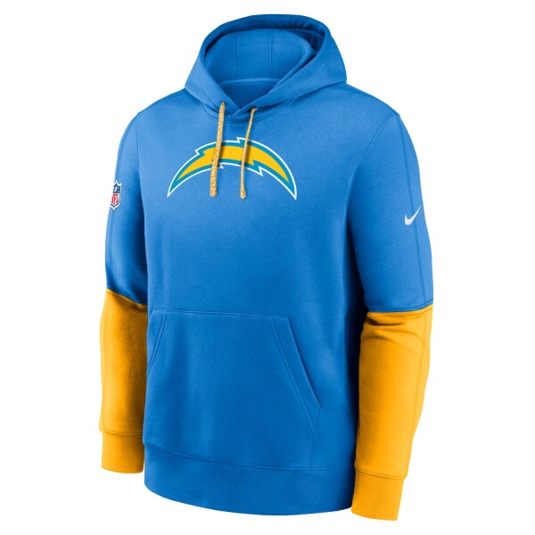 Nike Pánská mikina Los Angeles Chargers NFL 2024 Sideline Club Hoodie Velikost: S