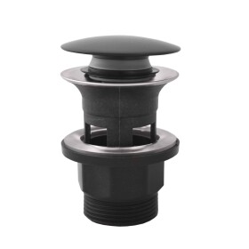 RAV Slezák - Výpusť umyvadlová CLICK-CLACK 5/4", Černá - matná MD0808CMAT MD0808CMAT