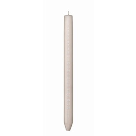 Ester & erik Adventní svíčka Cylindrical 28 cm – 22 Linen grey, šedá barva, vosk