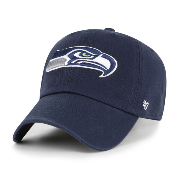 47 Brand Pánská kšiltovka Seattle Seahawks NFL Clean Up Adjustable