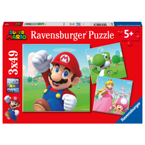 Ravensburger 051861 Super Mario 3x49 dílků