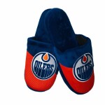 FOCO Pánské pantofle Edmonton Oilers Team Logo Staycation Slipper Velikost: EU