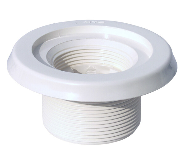 Základní prvek trysky MTS, R 2“, 50 x 40 mm, ABS, barva bílá, pro fóliové a předvyrobené bazény