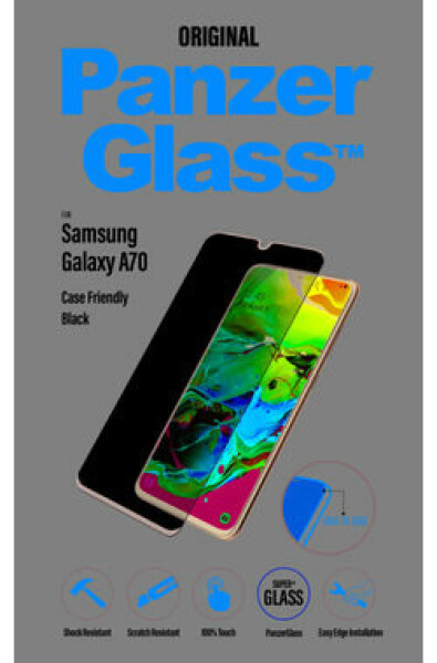 PanzerGlass Tvrzené sklo pro Samsung Galaxy A70 černá (5711724071911)