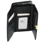Módní dámská kožená peněženka Gregorio Pamella, černá