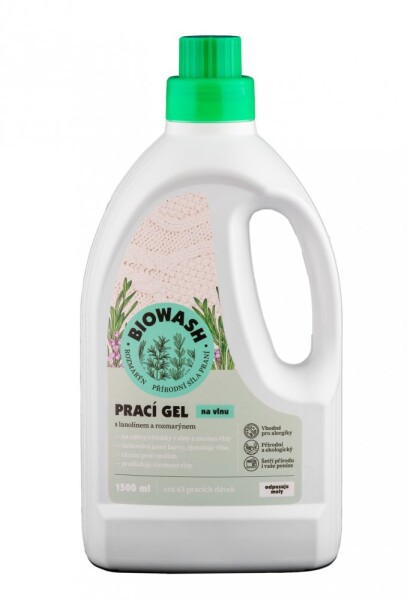 North Trappers Prací gel s lanolínem a rozmarýnem 1,5 l