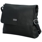 Stylová dámská koženková crossbody kabelka Annalotte, černá