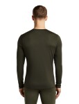 ICEBREAKER Mens Merino 200 Oasis LS Crewe SkiingYeti, Dark Loden velikost: L