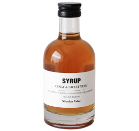 Nicolas Vahé Sirup Yuzu 200 ml, oranžová barva, sklo