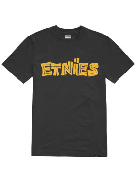 Etnies Tiki black pánské tričko krátkým rukávem