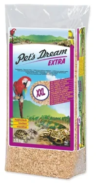 Pet's Dream Extra XXL dřevěný granulát / Podestýlka / Hrubá / 40 l / 15 kg (207-540)