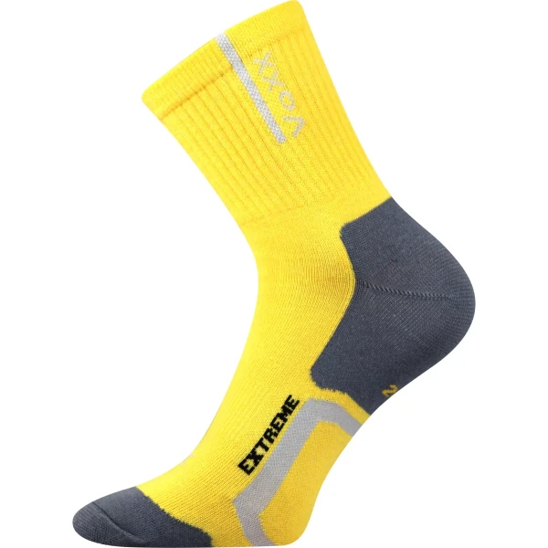 VOXX Ponožky sportovní slabé JOSEF se stříbrem ŽLUTÉ 39-42 103891