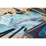 Derwent Inktense rozmývatelné pastelky sada 72 barev