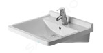 DURAVIT - Starck 3 Umyvadlo 600x545 mm, s 1 otvorem pro baterii, bílá 0309600000