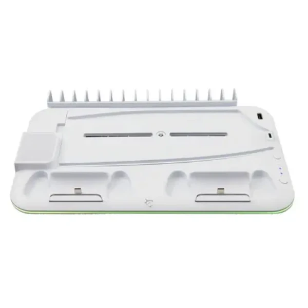 White Shark KIMURA-2 bílá/šedá / Chladicí podložka/stojan + 2x nabíjecí stanice pro PS5 PS5 Slim (KIMURA 2)