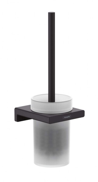 HANSGROHE - AddStoris WC štětka nástěnná, matné sklo/černá mat 41752670