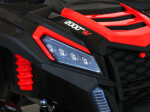 Mamido Dětské elektrické autíčko Buggy UTV Strong 24V nafukovací kola červené