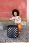 Nákupní košík na kolečkách Reisenthel Carrycruiser Frame Dots white