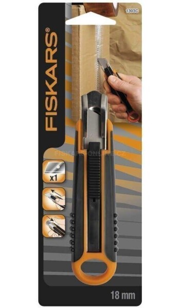 Fiskars Nůž s automatickým zasouváním 18 mm