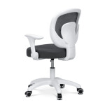 Dětská židle, výškově nastavitelná, šedá síťovina, KA-K1062 GREY