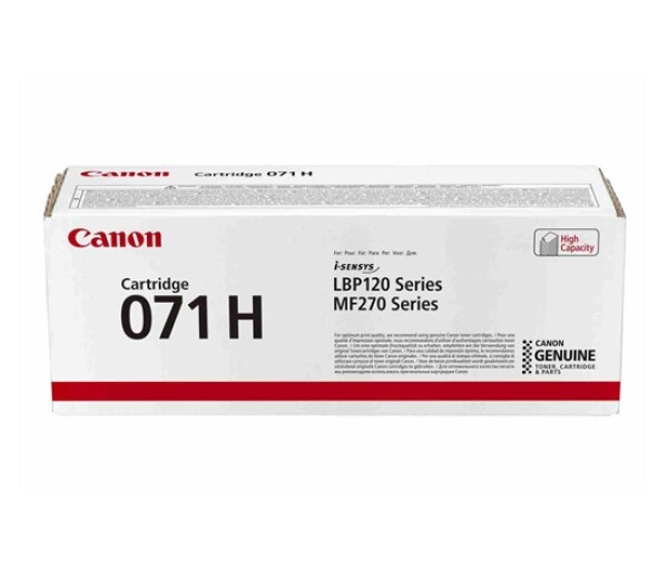 Canon TONER CRG 071H BK černý pro MF275dw, MF272dw, LBP122dw (2 500 str.) - originální EDF_1050981
