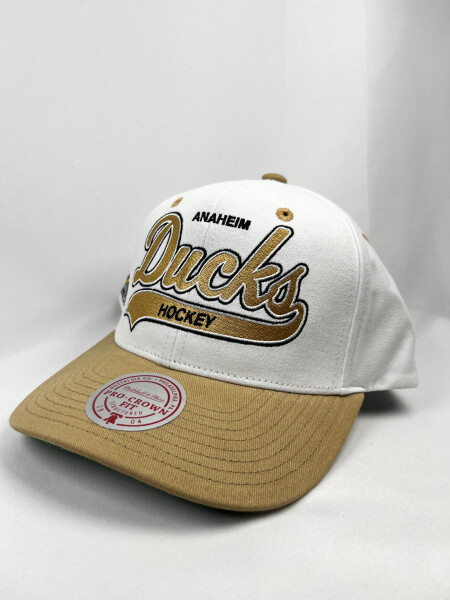 Mitchell & Ness Pánská kšiltovka Anaheim Ducks Tail Sweep Pro Snapback Vintage