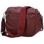 Stylová dámská koženková kabelko-ledvinka Ergitta Newa, vínová