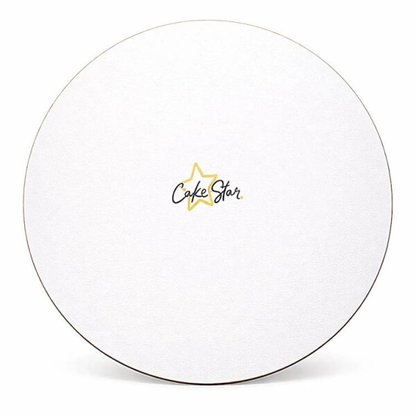 Podložka pod dort pevná Cake Star dřevovláknitá bílá kruh 35 cm (1 ks)