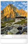 Nástěnný kalendář 2027 Notique Tatry, 33 × 46 cm