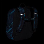 Studentský batoh v modro-tyrkysovém designu VIKI 25078