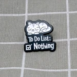 Pinarna.cz Spící kočka - To Do List: Nothing / Seznam toho, co udělat: Nic