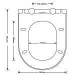 Duroplastové sedátko se zpomalovacím mechanismem AWD Interior Kent 1394 AWD02181394