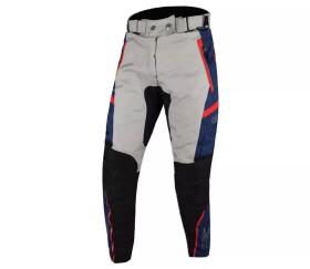 Dámské kalhoty na moto Xrc Winkle 2.0 Wtp adventure grey/black/blue - 2Xl / šedá