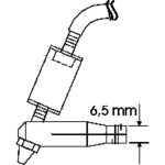 TOOLCRAFT KB-200 pájecí hrot dlátový, zahnutý Velikost hrotů 19.5 mm Délka hrotů 130 mm Obsah 1 ks