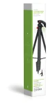 Nedis stativ / Nosnost 3 kg / Výška 41,5-160 cm / 5 segmentů / Náklon a natočení / Přepravní taška (TPOD2600BK)