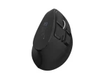 Natec Euphonie Pro černá / Vertikální bezdrátová myš / 2,4GHz + BT / 4000 DPI / 9 tlačítek / OLED displej (NMY-2291)