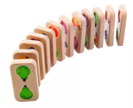 PlanToys PlanToys Domino - Ovoce a zelenina