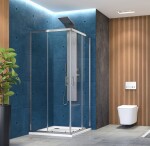 Aquatek Čtvercová sprchová zástěna ABILITY A4 90 cm s posuvnými dveřmi