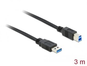 DeLock Kabel USB 3.0 A (M) - USB 3.0 B (F) 3m černá (85069)