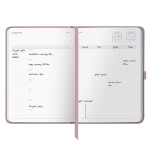 Busy B Týdenní rodinný diář Dusty Pink Family Diary 2026, růžová barva, papír